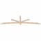 Ekena Millwork Alberta Smooth Timber Gable Bracket, Douglas Fir, 96"W x 28"H x 1 1/2"D x 3 1/2"F, 7/12 Pitch GBW096X28X0204ALB00SDF - alternate 5